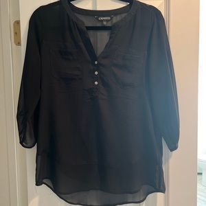 Black express blouse